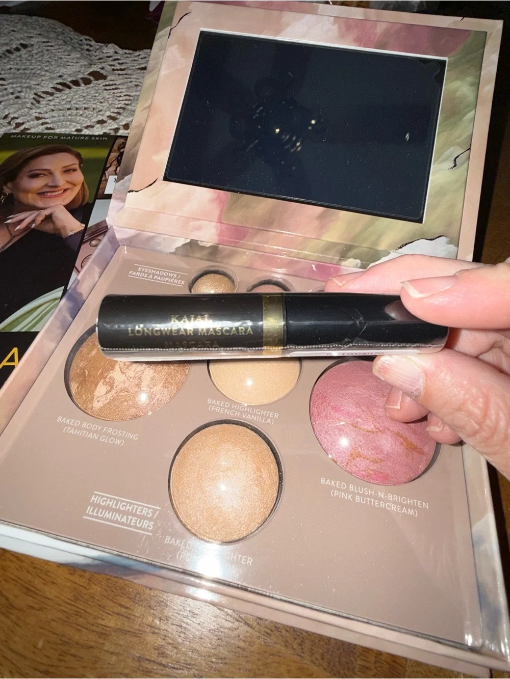 Laura Geller Pink Buttercream & Champagne Highlighting Blush Palette